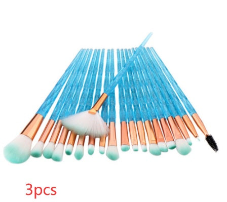 Diamond Colorful Beauty Makeup Brush Utensils