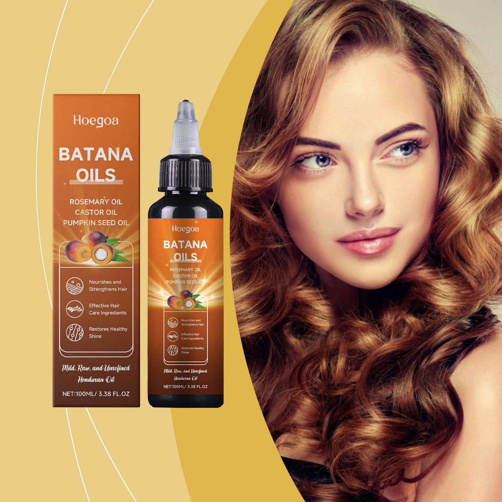 HoeGoa Nourishing Hair Follicle Hair Soft, Plump, Strong, Smooth And Beautiful Hair Nourishing Styling Cream
