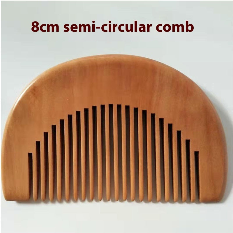 Solid Wood Portable Mahogany Comb