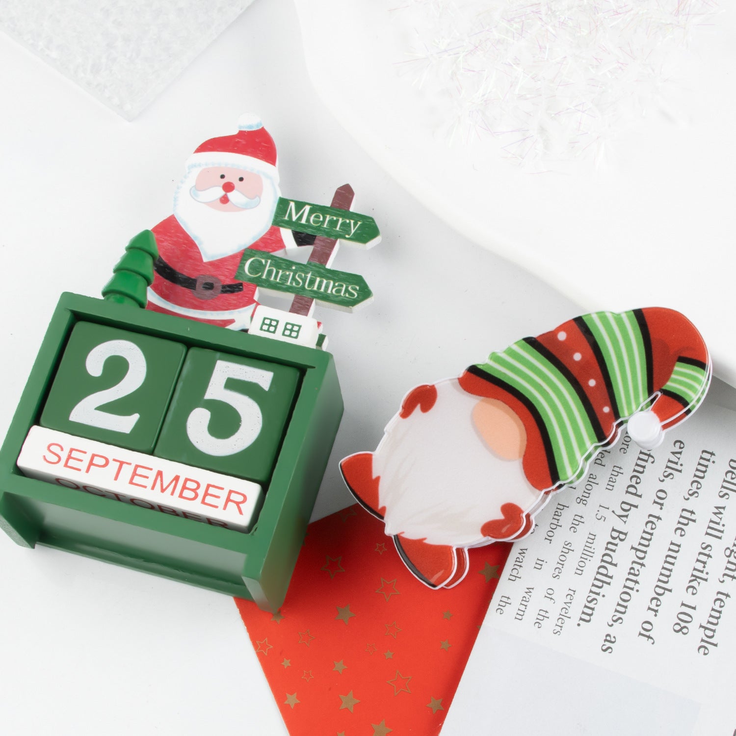 Creative Versatile Santa Claus Themed Hair Clips