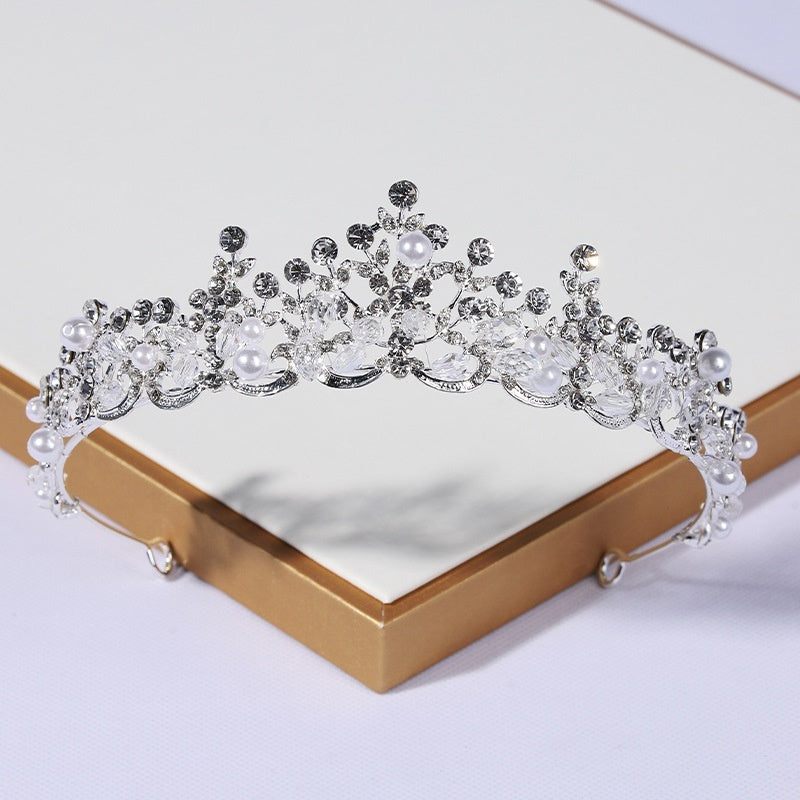 Elegant Handmade Crown Bridal Headdress Women's Wedding Dress Hair Accessories