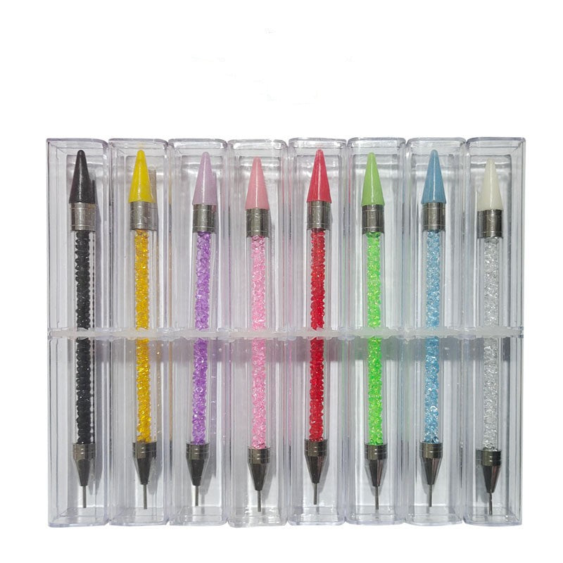 Nail Enhancement Double-headed Embossing Silicone Pen
