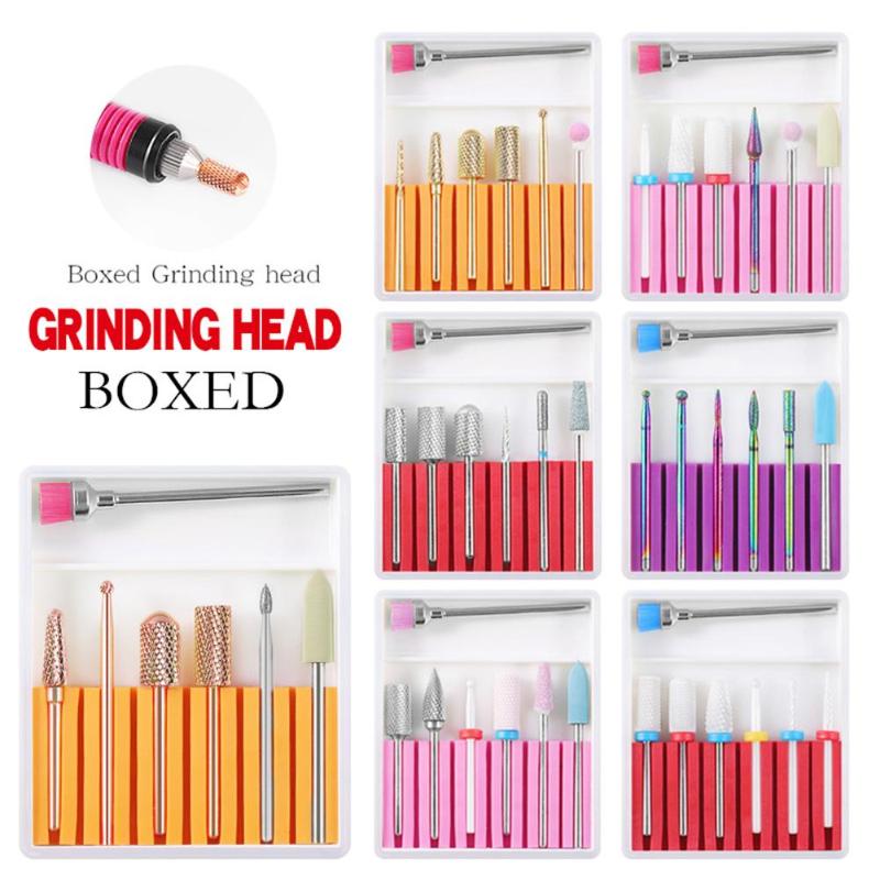 Grinding Head Nail ceramic tungsten steel alloy polishing head set