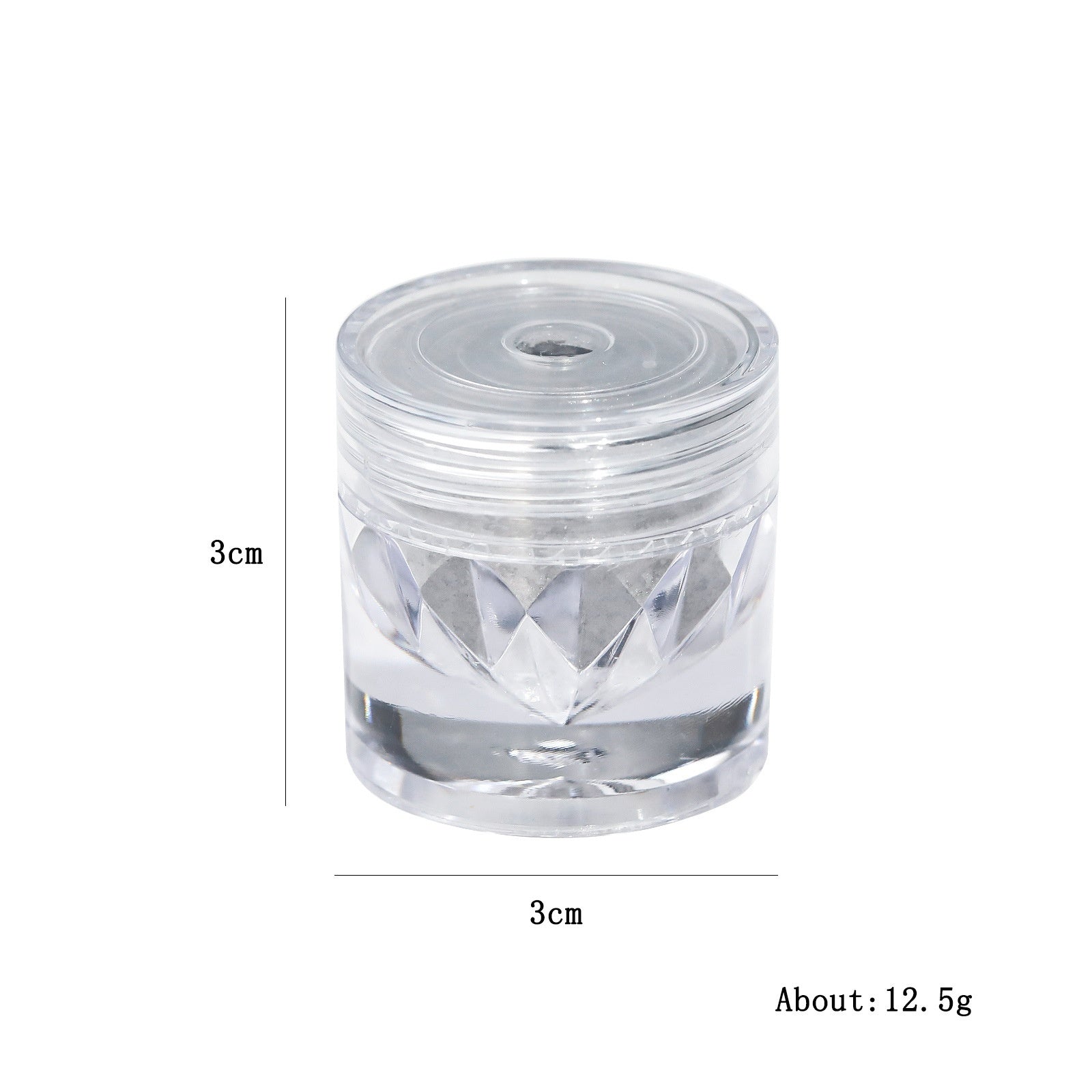 Nail Shimmering Powder Universal Porcelain White Cat's Eye Nail Powder Mirror