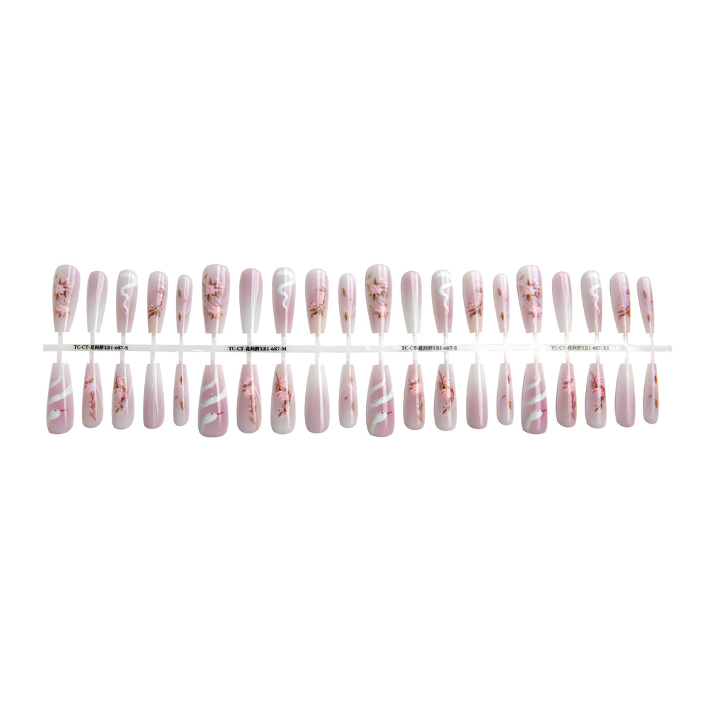 Press On Nails Ancient Chinese Style Snake Year Red Prefabricated Nail Tip Wear Armor