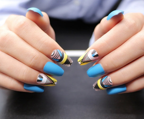 Vivi 24 fake nails matte nail sheets
