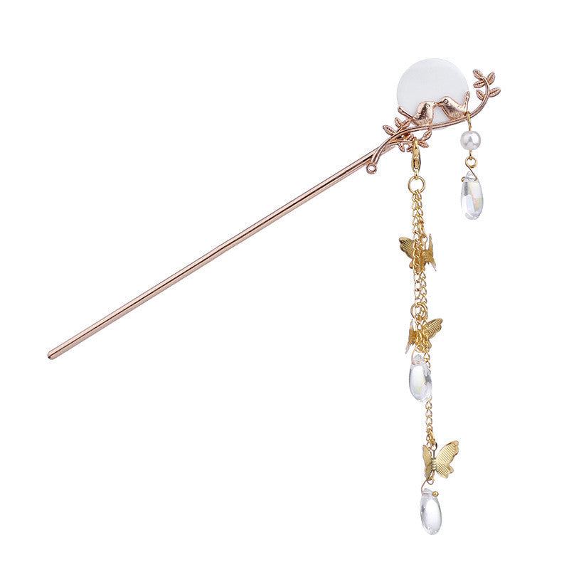 Alloy Hairpin God Stick Hairpin Ancient Style Shaking Hair Accessories Hanfu Accessories