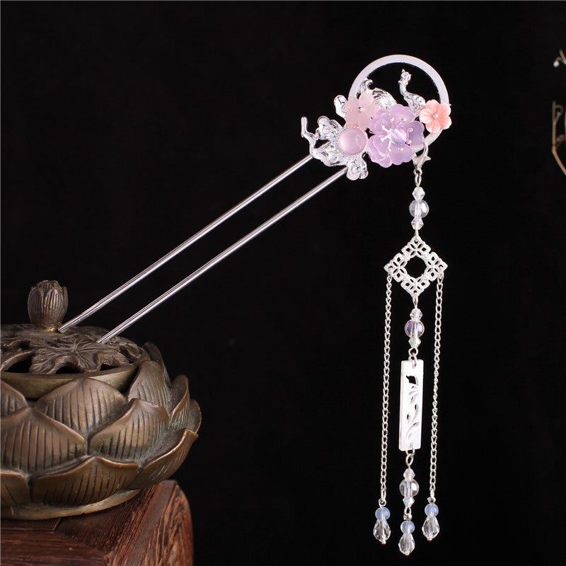 Classical Fashion Alloy Flower Hairpin Manual