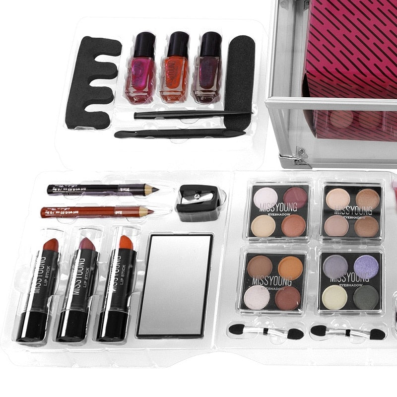 Miss Young Lipstick, eye shadow and nail set