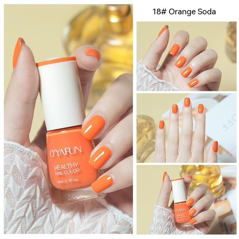 O'YAFUN Nail Polish New Water-based Long-lasting Quick-drying Transparent