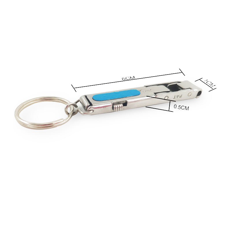 Single Stainless Steel Folding Nail Clipper