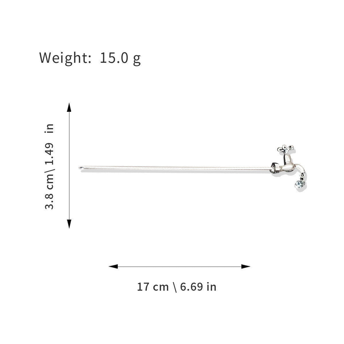 Faucet Hairpin Female Geometric Quirky Ideas