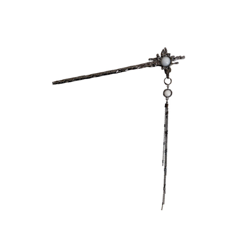 Frosty Irregular Star Tassel Fashion Hairpin
