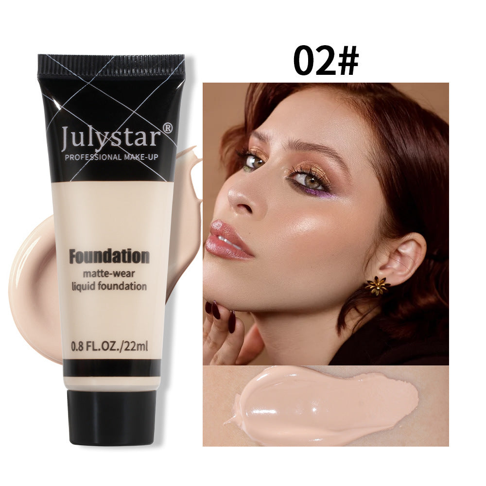Beauty Facial Moisturizing Matte Liquid Foundation Oil Control And Waterproof