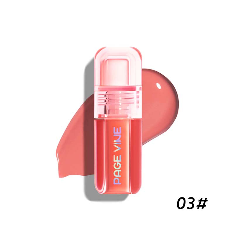 PageWine Liquid Blush Highlight Dual-use Lip Lacquer Color Rendering