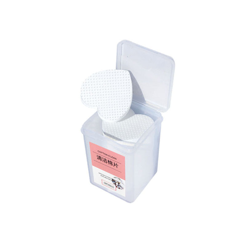 Heart-shaped Sponge Wipe Cotton For Nail Removing Pieces Clean Cotton Sheet