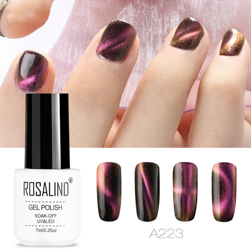 Rosalind Cat's eye glue styles changeable DIY nail polish glue