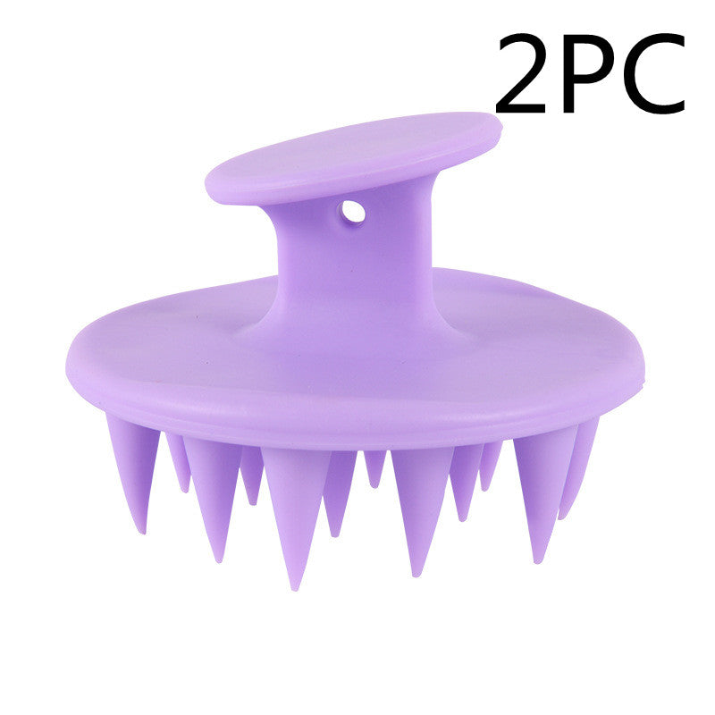 Massage Silicone Shampoo Brush To Clean Hair Comb