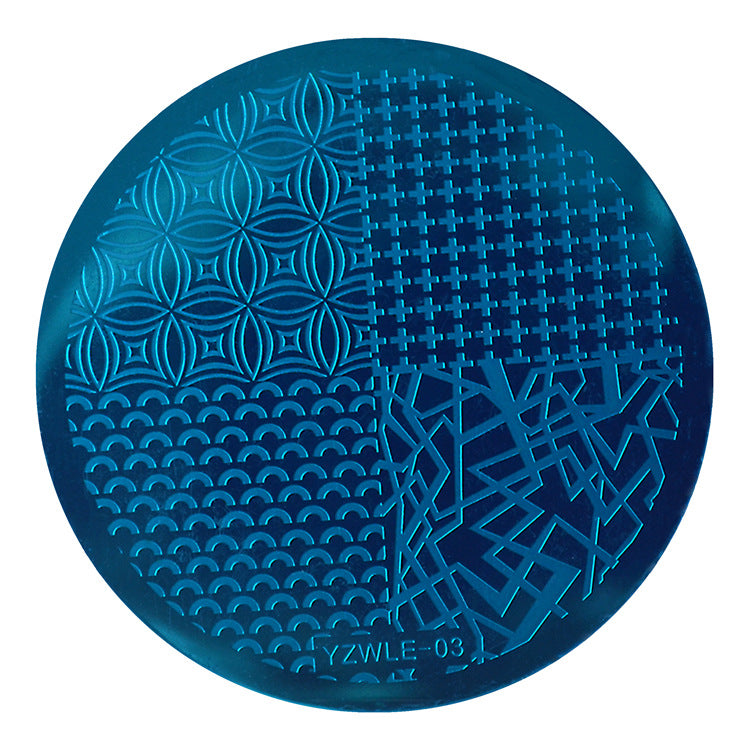 Masura DIY nail print steel plate nail print version template