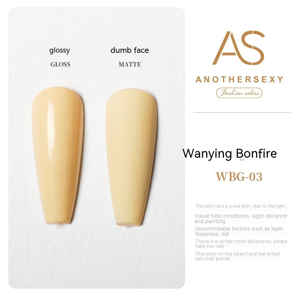 AS Yellow Nail Oil Gel New Whitening Nail Shop Special Set