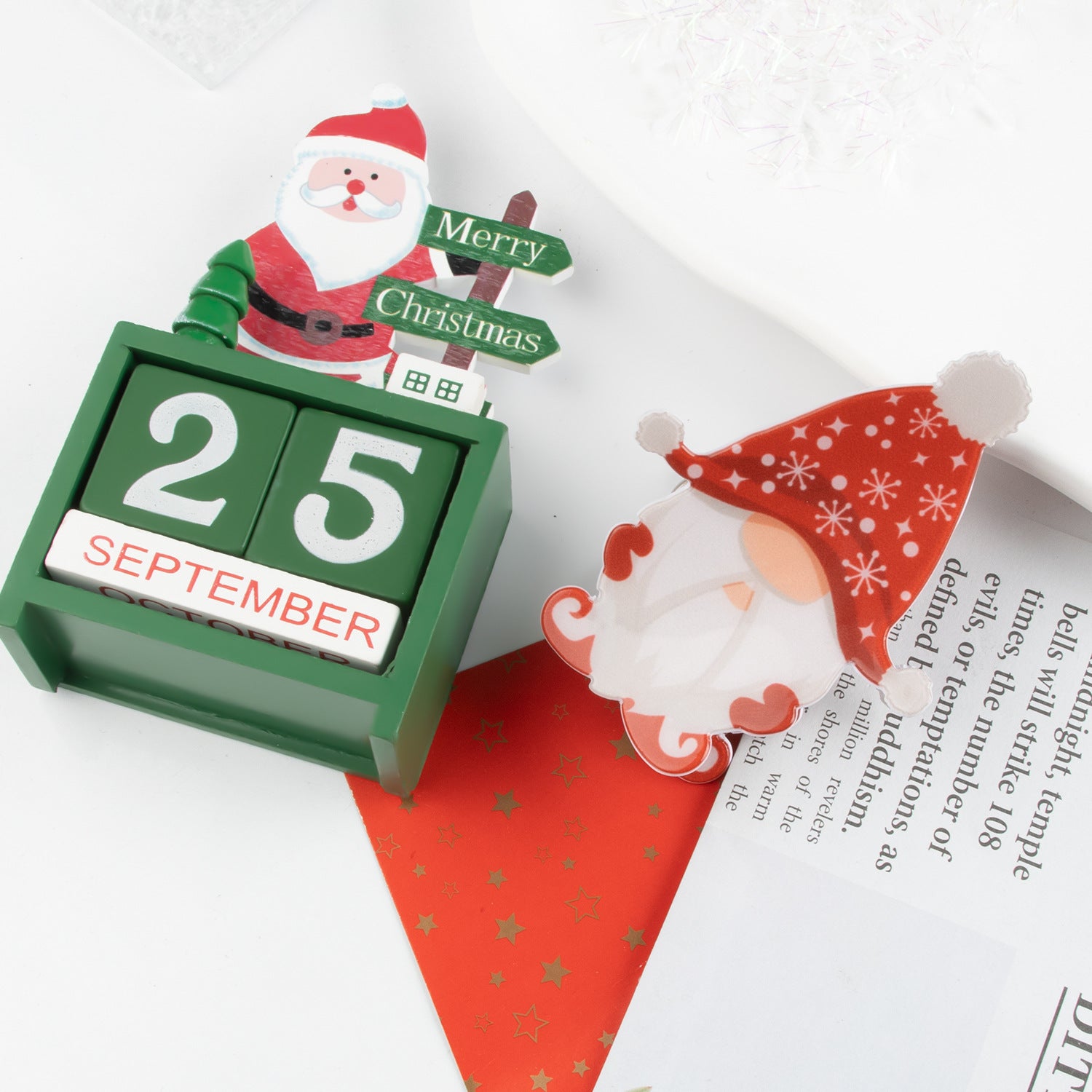 Creative Versatile Santa Claus Themed Hair Clips