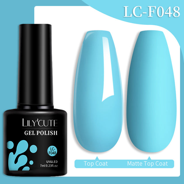 Lilycute Color Changing Thermal Gel Nail Polish Winter Purpl