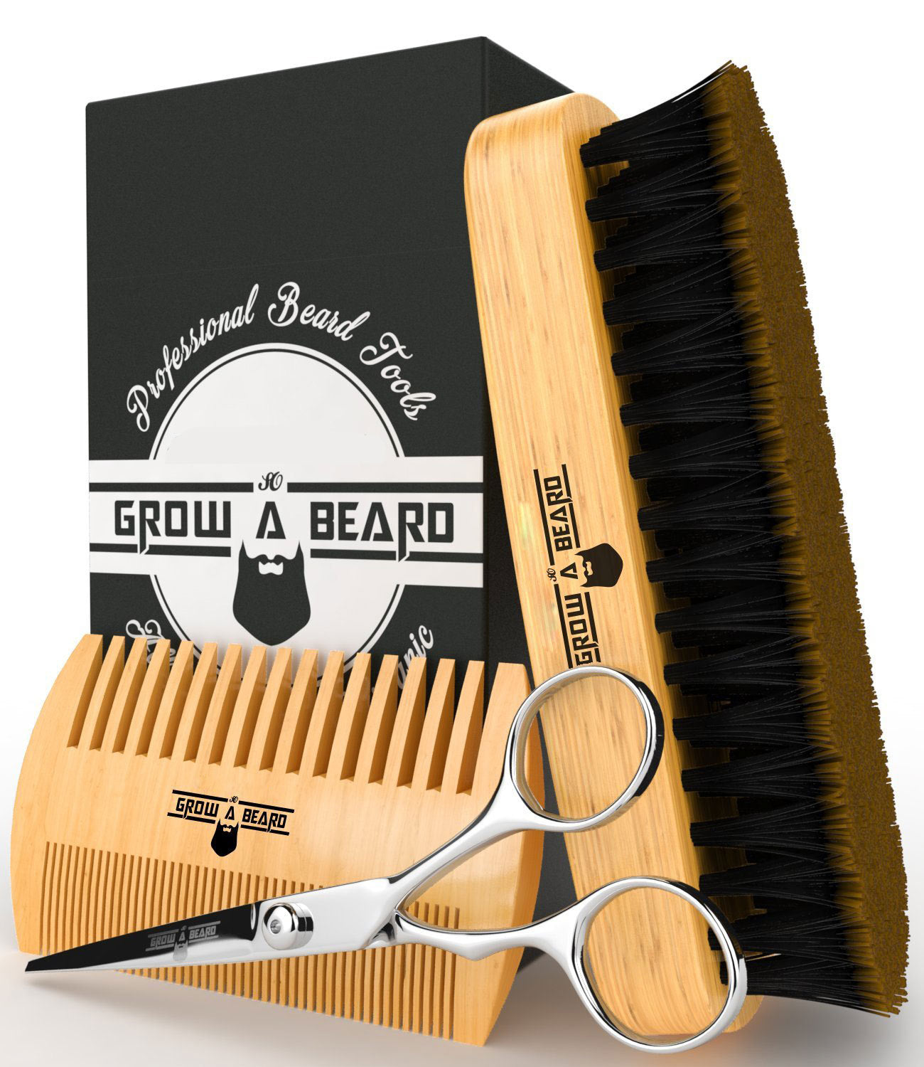 Household Bristle Beard Comb Brush Set