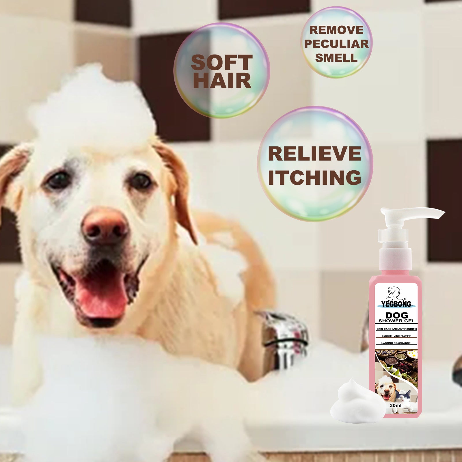 YegBong Pet Shampoo Shower Gel Deodorant