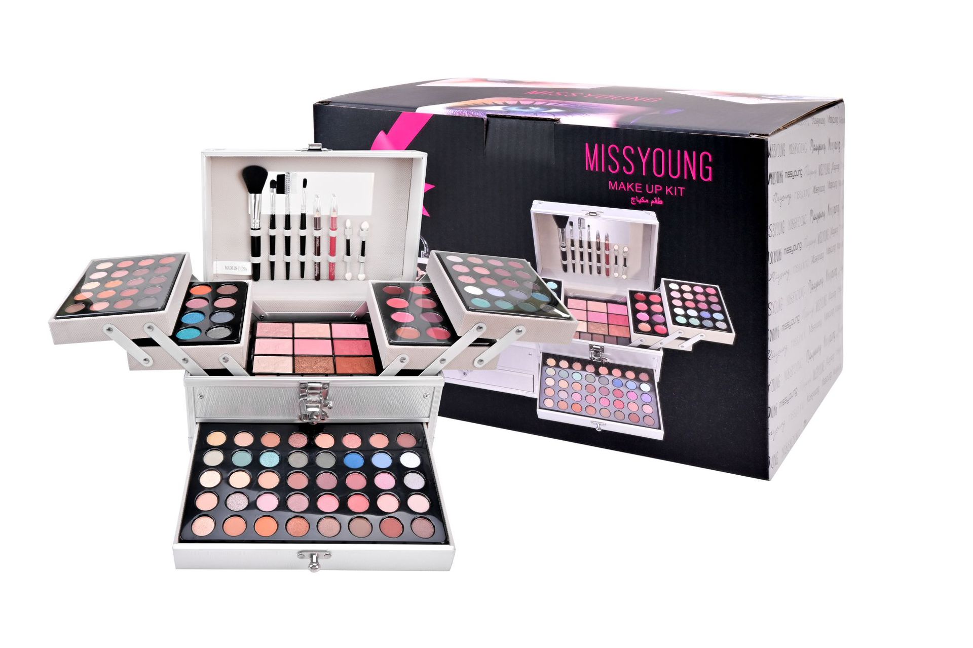 MissYoung Eye Shadow Plate Blush Combination Makeup Set