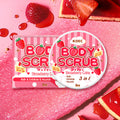 Strawberry Cake Body Scrub Cream Deep Cleansing Exfoliating
