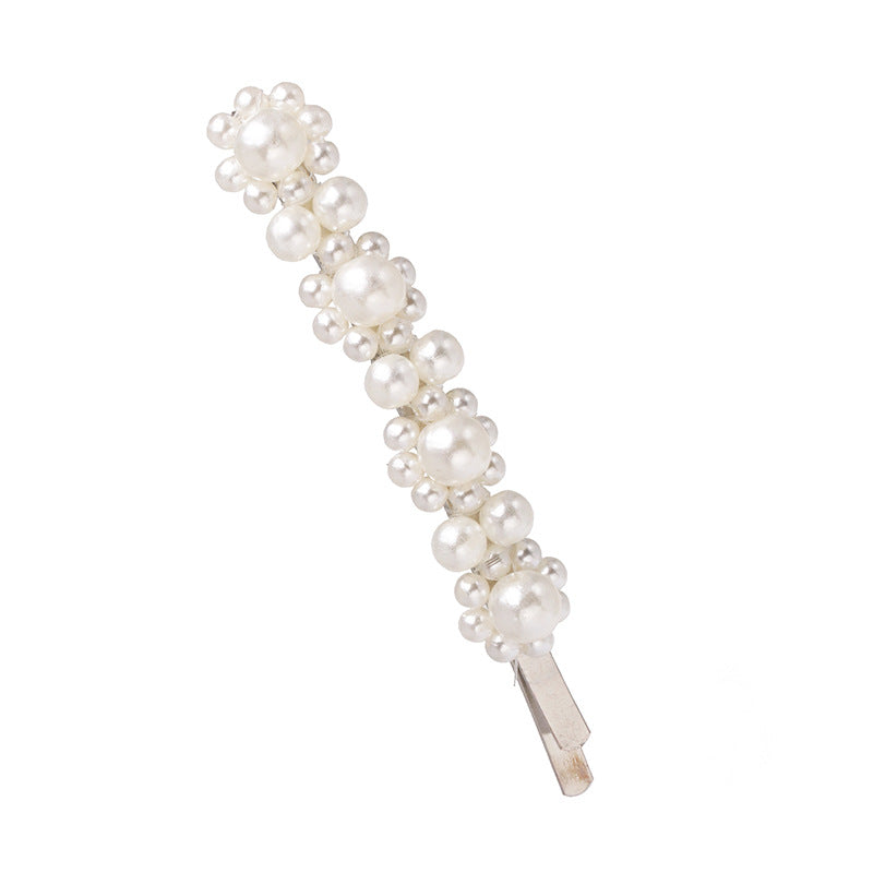 Simple Women's Beautiful Geometric Pearl Hairpin