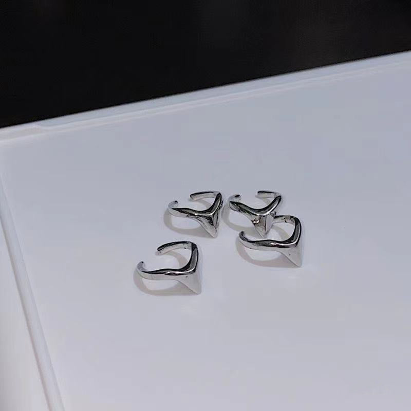 Geometric Alloy Nail Ring Knuckle Jewelry