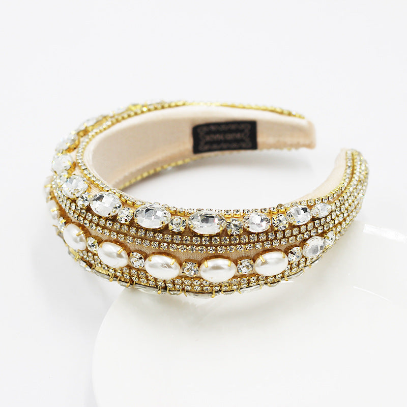 European and American Baroque headband