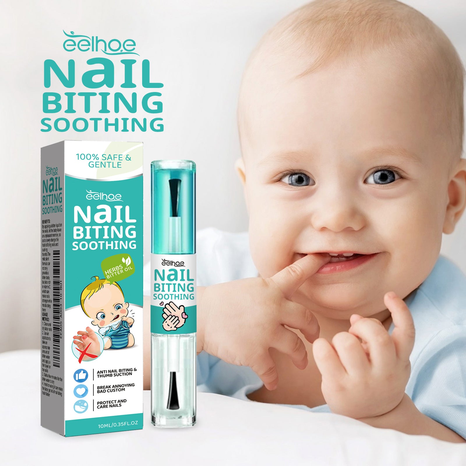 Eelhoe Baby Anti-bite Nail Bitter Water
