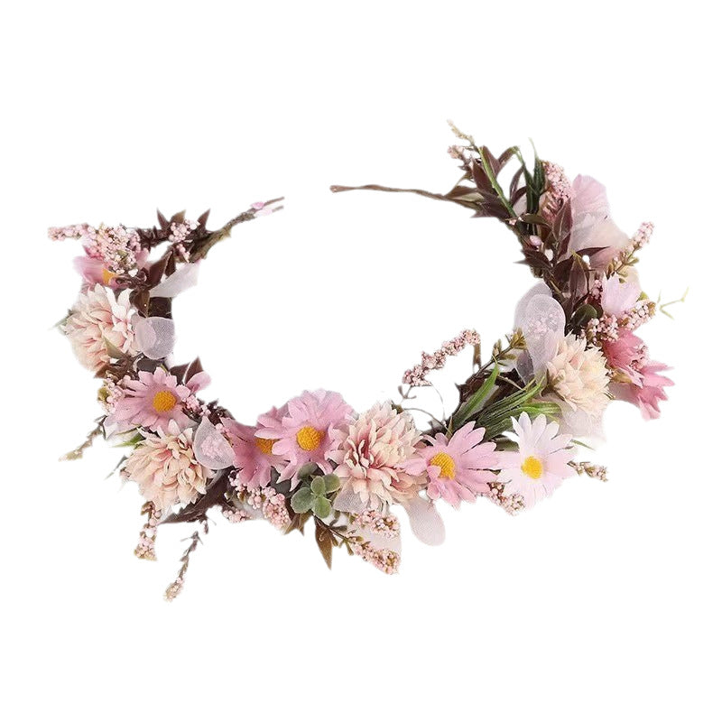 New Children's Garland Headband Mori Style Girls Flowers