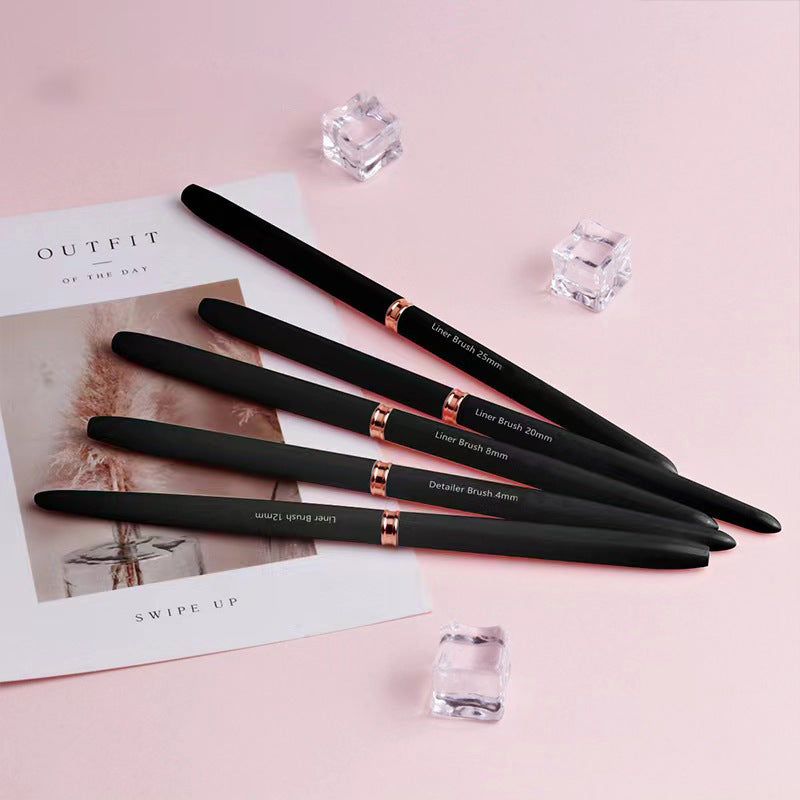 Pattern Drawing Line Drawing Edge Slender Metal Nail Brush