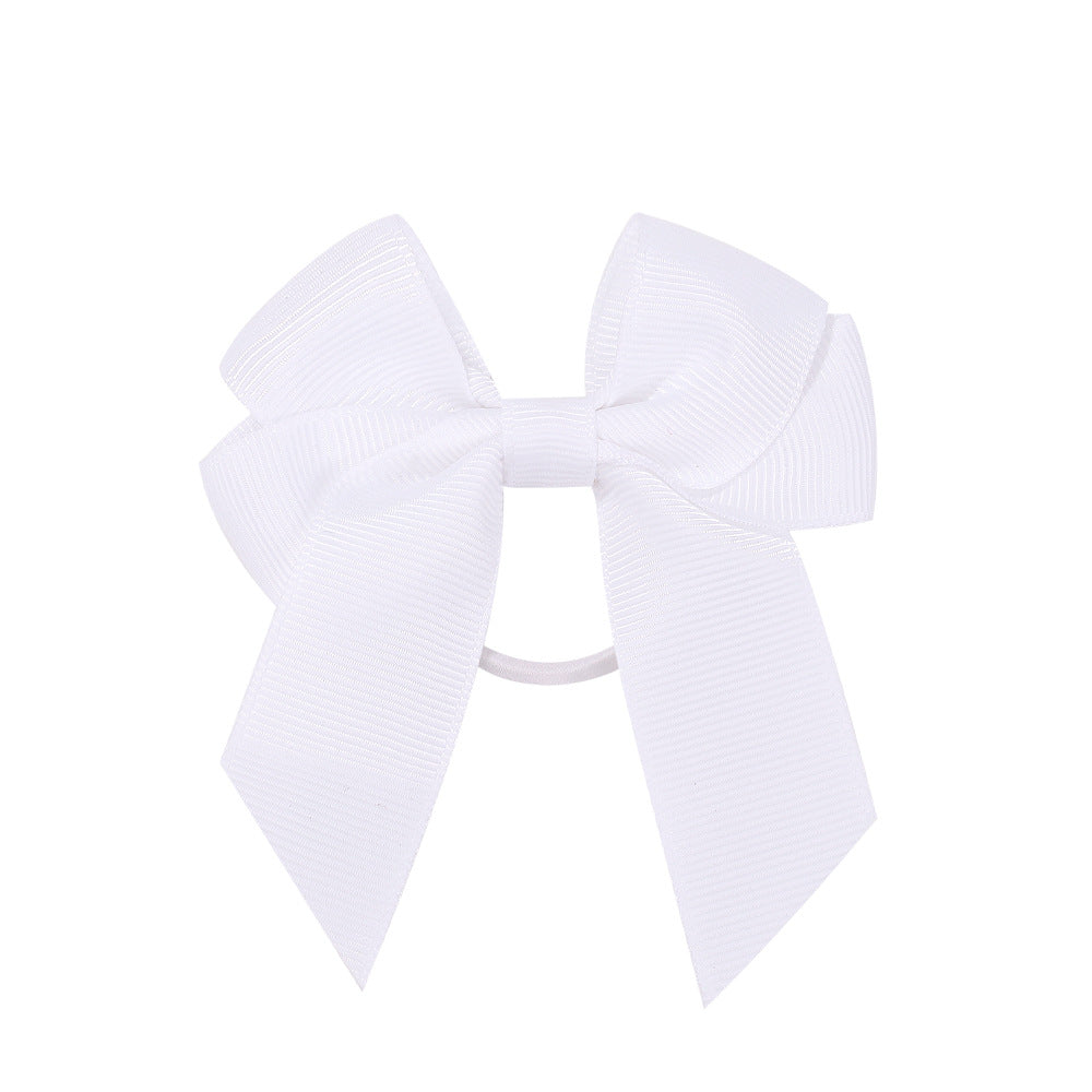 Handmade Baby Double-layer Polyester Ribbon Satin Bow Children's Hair Clip Accessories
