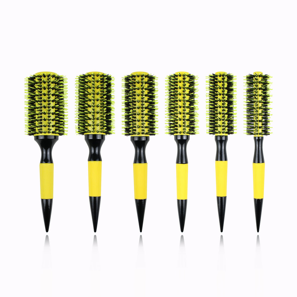 Brazilian Comb Pointed Tail Bristle Inner Buckle Pear Flower Hot Ceramic Aluminum Tube Hair Comb Anti-static Shunfa Styling Comb