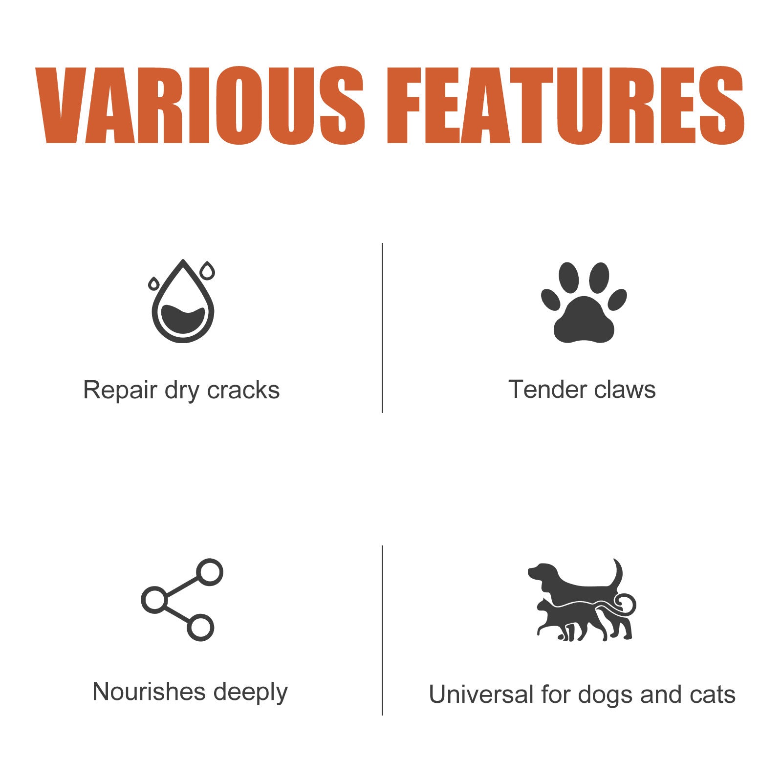 Cat Dog Foot Pad Apply Cleaning Cream Nail Meat Pad Claw Care Cream