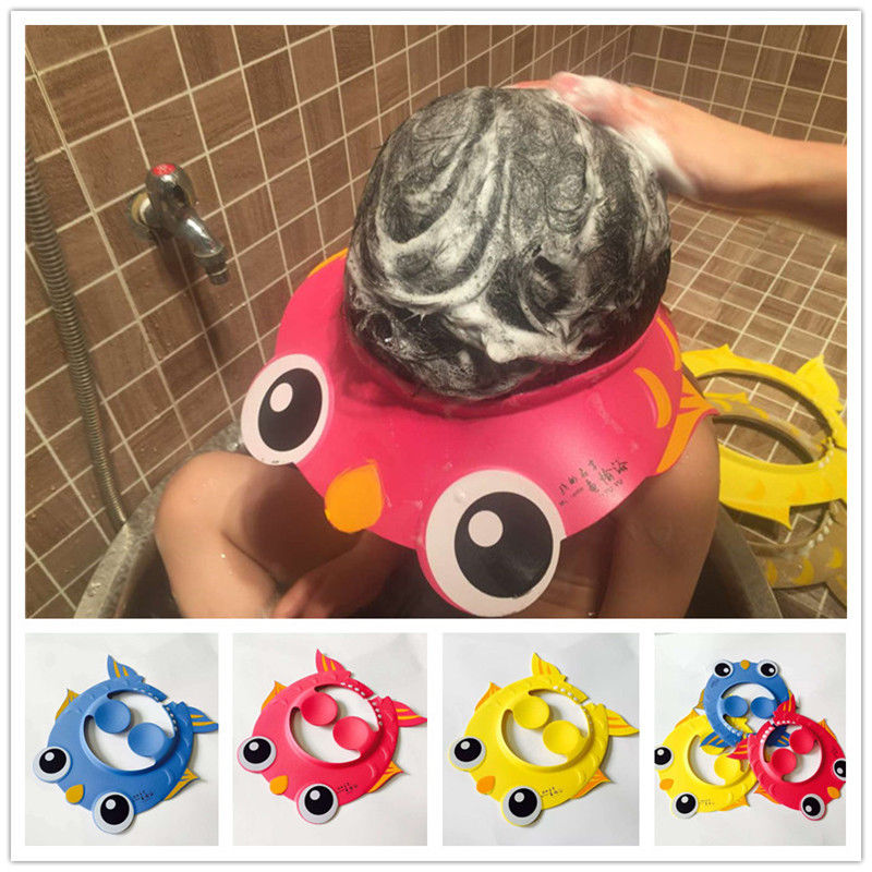 Children's shampoo cap