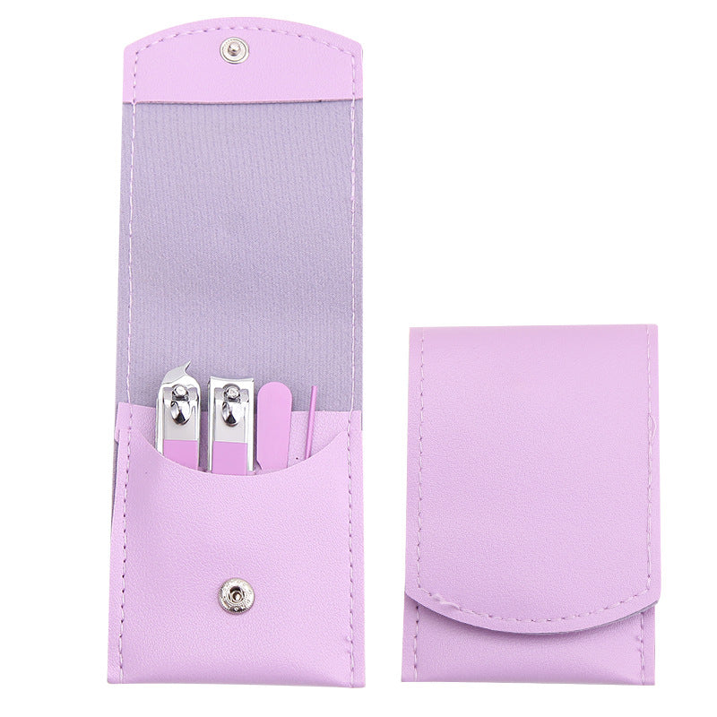 Fashion Portable Nail Clippers Four-piece Set