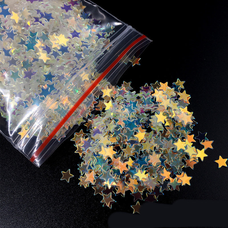 Fashion Blonde Symphony Epoxy Material Nail Glitter