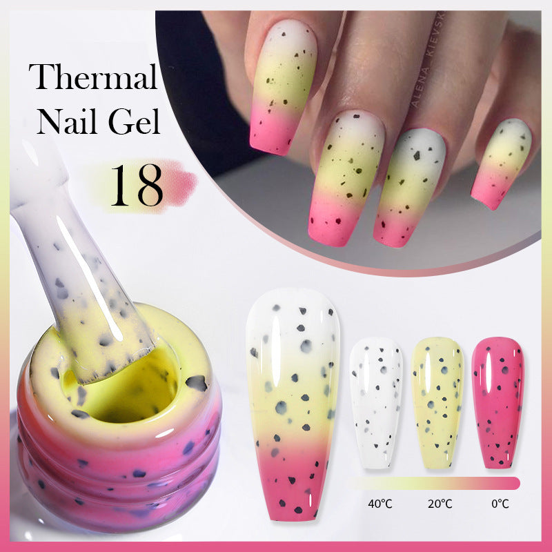 Thermal Nail Gel Simple Home Candy Gradient Color Change UV Polish