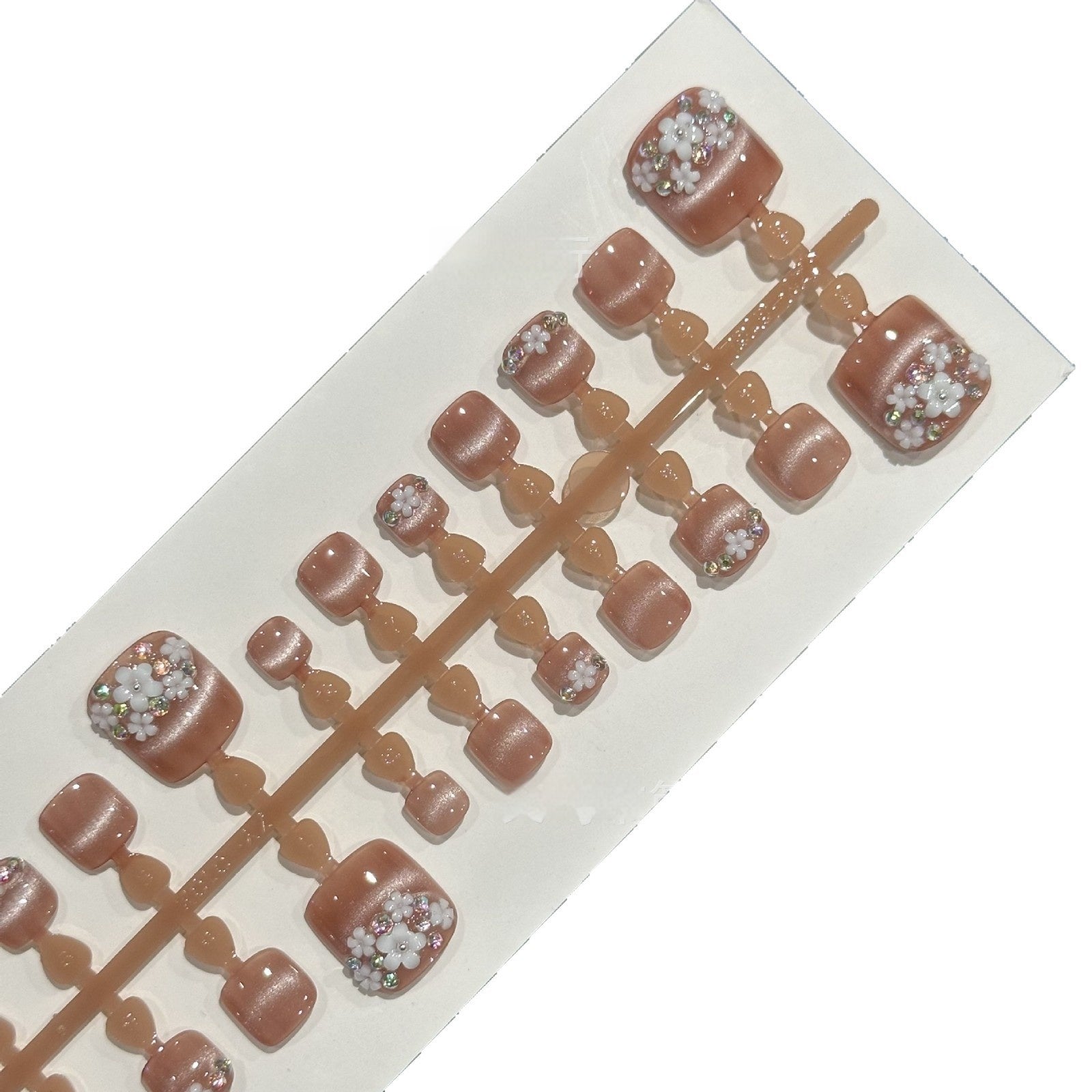 Toenail Wear Floral Nail Tip Uv Nail