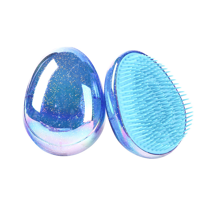 Egg hair combing straight hair comb