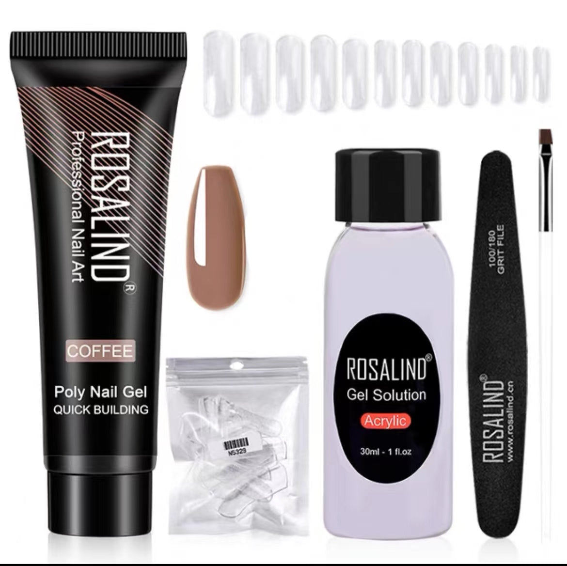 Rosalind Extension Gel Polish Kit For Manicure Poly Nail Gel Set For