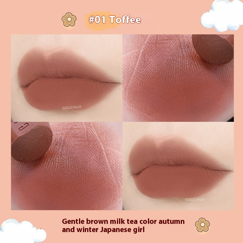 Striped Tube Vintage Lipstick Velvet Matte