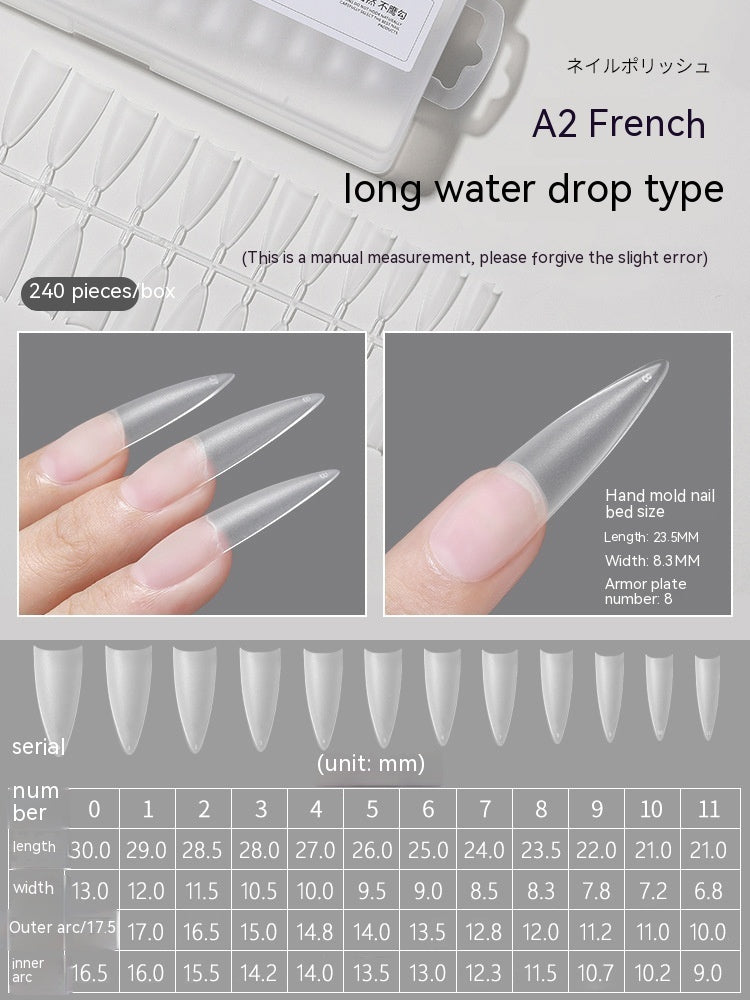 Nail Art Carving-free Grinding Long Trapezoid