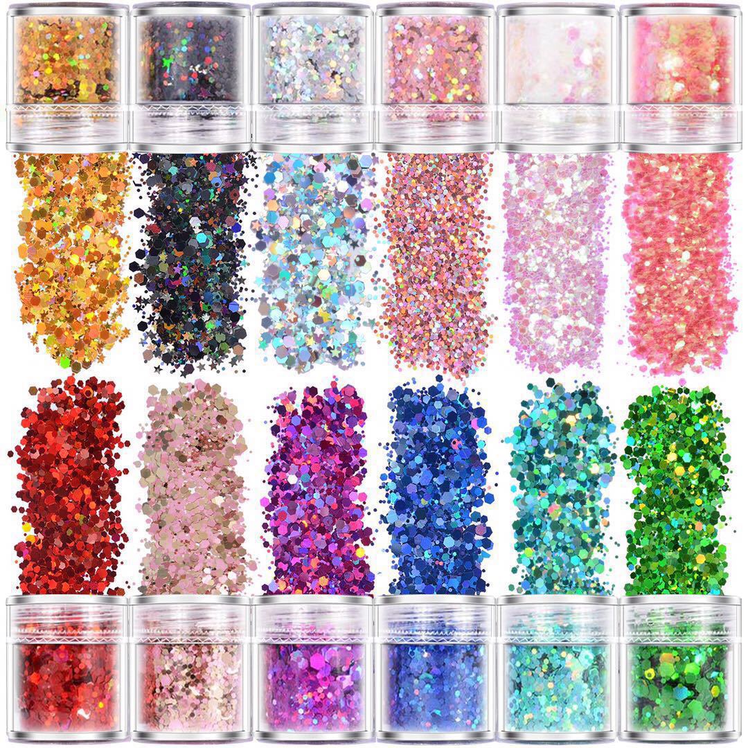 Laser Pentagram Nail Sequins Jewelry Drill