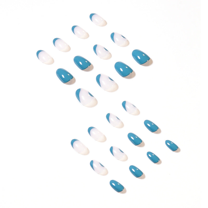 Short Round False Nail Patch